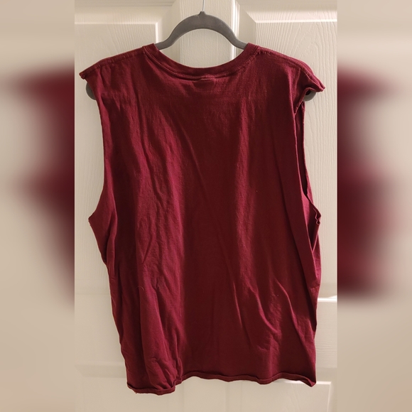 Maroon Lyric Tank Top Size XL Garth Brooks - Picture 3 of 3